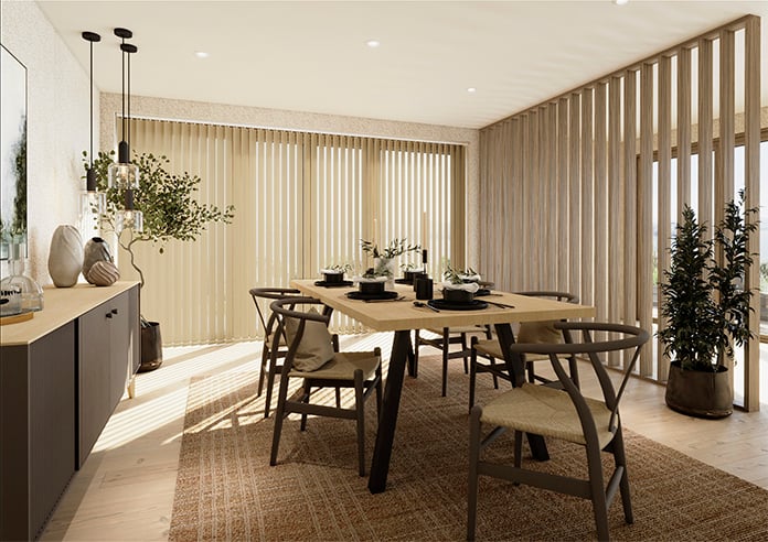 Sabari, Biscuit - Vertical Blind - Image 7